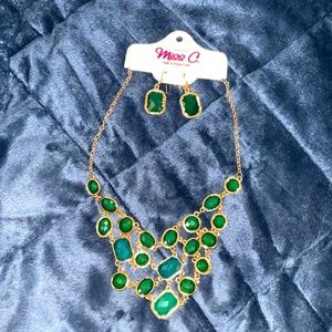 Miss C. Emerald Green Necklace